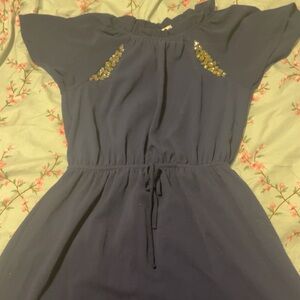 Monteau Girl Navy, girls dress